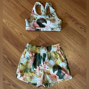 Old Navy Active Floral Sports Set - YM